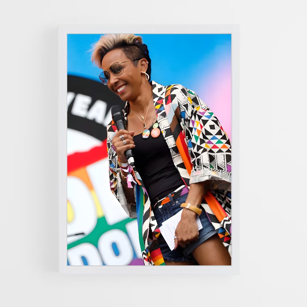 Poster Kelly holmes stylées – affiche Athlétisme (vue 3)